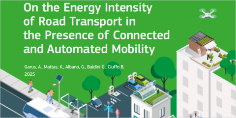 El JRC analiza en un informe las implicaciones energéticas de la movilidad conectada y automatizada
