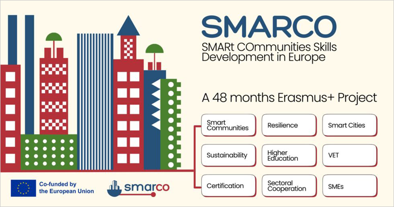 El proyecto europeo SMARCO aborda la falta de competencias tecnológicas que requieren las ciudades inteligentes