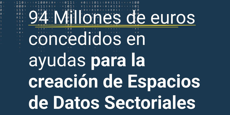 Un total de 187 proyectos innovadores recibirán ayudas para crear espacios de datos sectoriales
