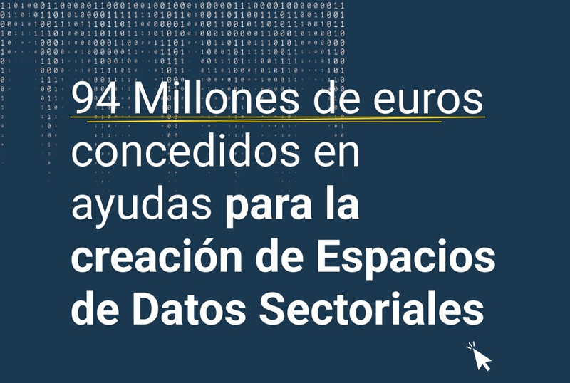 resolución definitiva de las ayudas para crear espacios de datos sectoriales