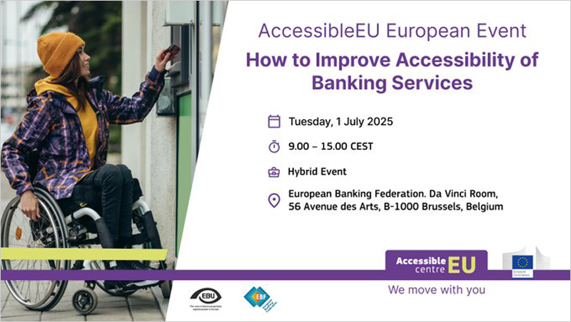 AccessibleEU celebrará la Semana de la Accesibilidad de Bruselas