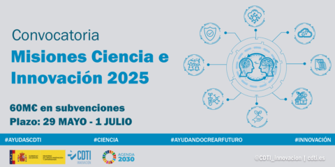 Abierta la convocatoria de Misiones Ciencia e Innovación 2025 para fomentar la I+D+i