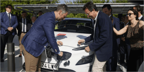 Leganés inaugura una electrolinera con 47 puntos de recarga para vehículos eléctricos