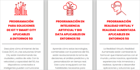 El programa de formación en tecnologías 5G de Andalucía iniciará nuevos cursos en septiembre