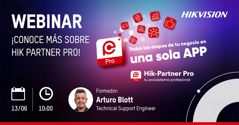 webinar sobre las funcionalidades de la plataforma Hik-Partner Pro