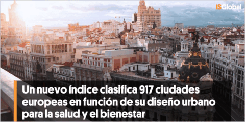El Índice de Diseño Urbano Saludable sitúa en los primeros puestos a Pamplona, Ginebra y Harlow por sus resultados en salud y bienestar