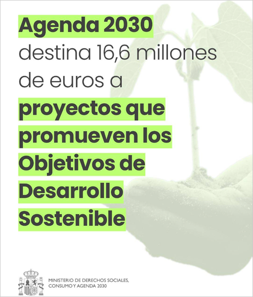 Más de 16 millones en ayudas para entidades locales y sociales que promueven los ODS
