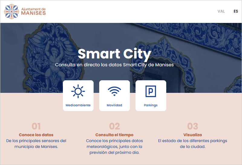 plataforma de smart city de Manises