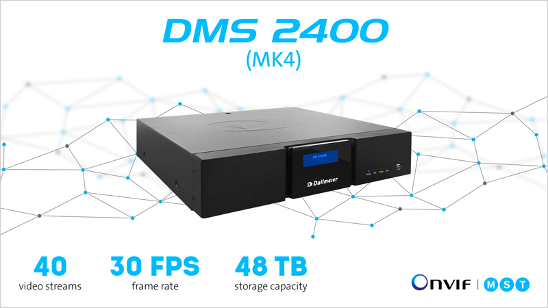 revisión MK4 del dispositivo de grabación DMS 2400 de Dallmeier