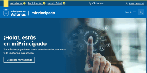 La plataforma digital miPrincipado acerca la administración de Asturias a ciudadanía y empresas