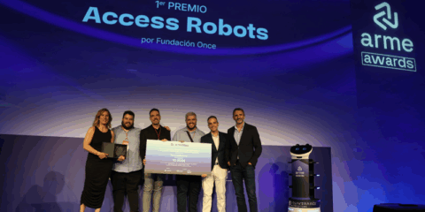 AccessRobots de Fundación ONCE recibe un premio que reconoce soluciones innovadoras de robótica