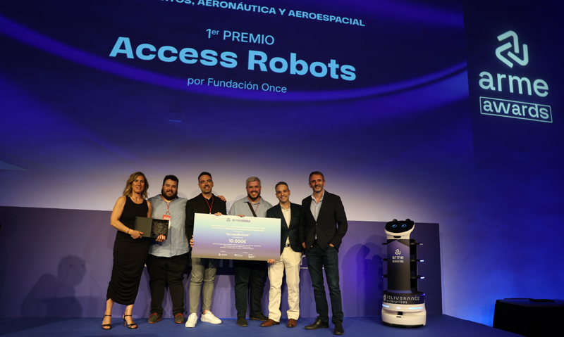AccessRobots de Fundación ONCE recibe un premio ARME Awards