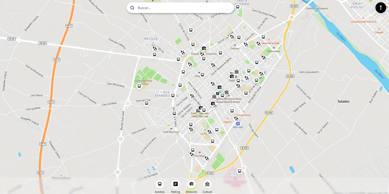Vila-real lanza una aplicación con información en tiempo real sobre movilidad y puntos de interés