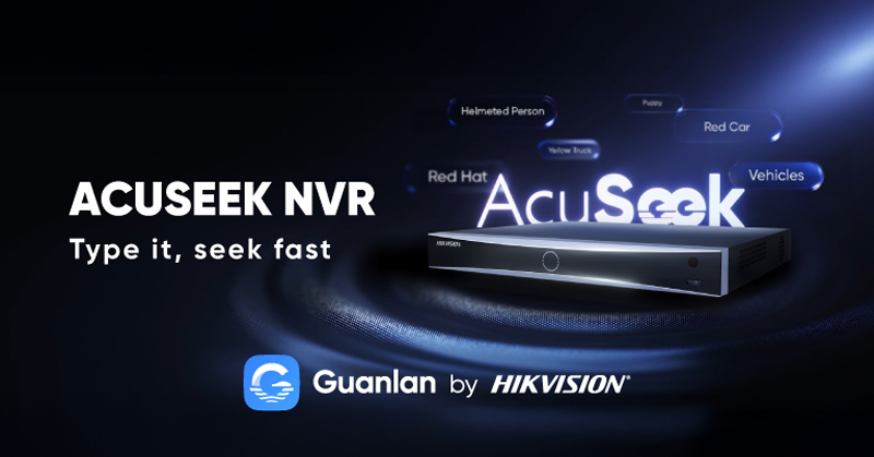 AcuSeek NVR, la nueva solución basada en IA de Hikvision para la búsqueda avanzada en vídeos