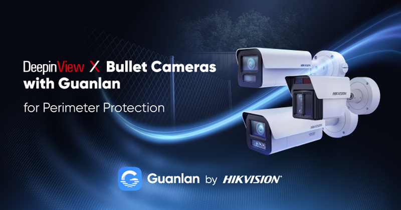 nuevas cámaras Bullet de la serie DeepinViewX impulsadas por IA de Hikvision
