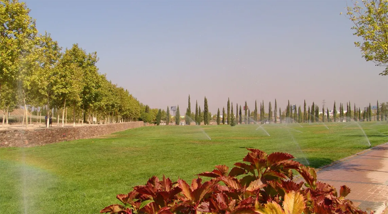 En marcha un proyecto piloto de riego inteligente de parques y jardines en Alcorcón