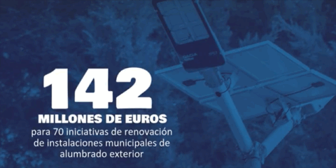 Asignados 142 millones en ayudas para modernizar el alumbrado público de 70 municipios