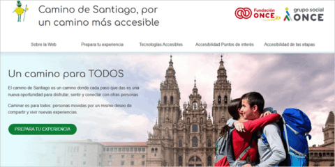 Fundación ONCE examina la accesibilidad de más de 400 puntos del Camino de Santiago Francés