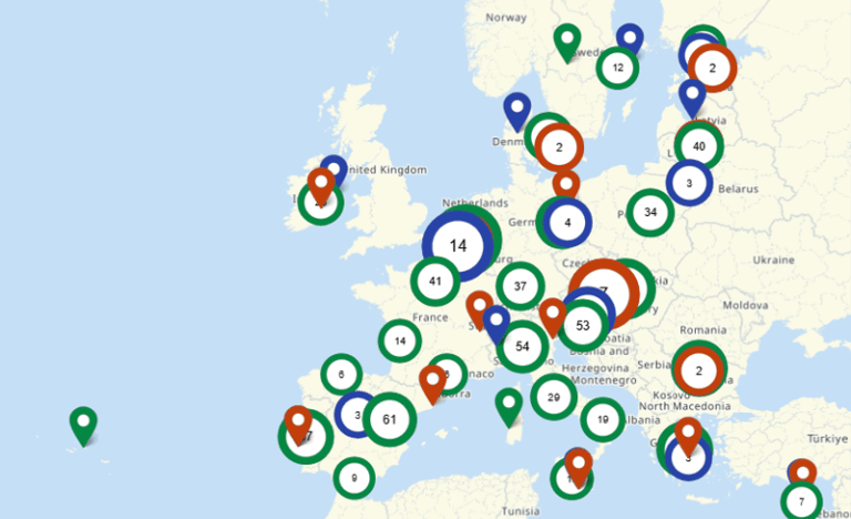 La Comisión Europea lanza un mapa interactivo con datos actualizados ...