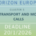 Más de 188 millones de Horizonte Europa para financiar proyectos sobre movilidad limpia