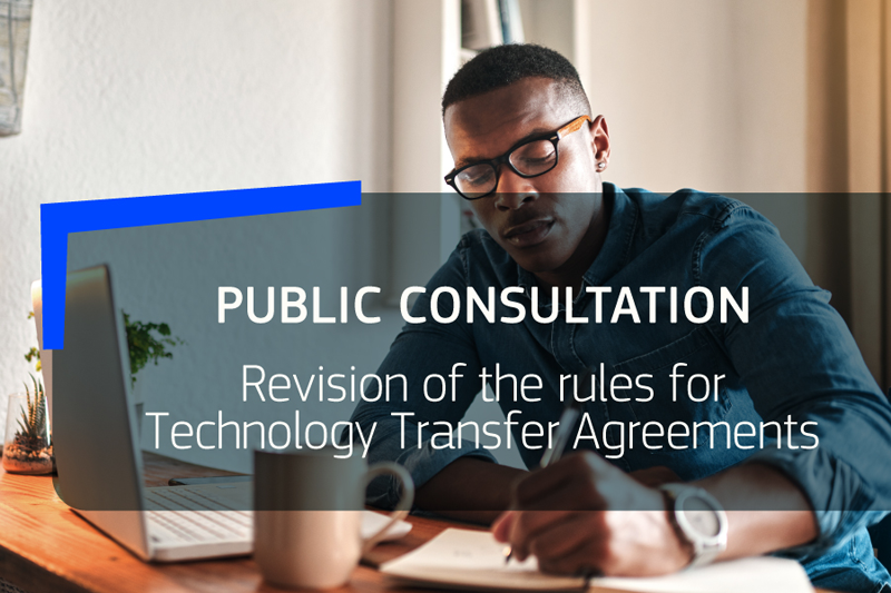 consulta pública sobre el proyecto de normas para los acuerdos de transferencia de tecnología de la UE