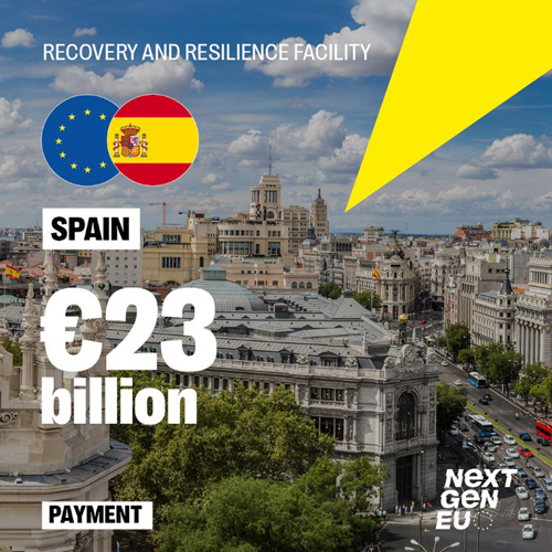 quinto desembolso a España del Mecanismo de Recuperación y Resiliencia