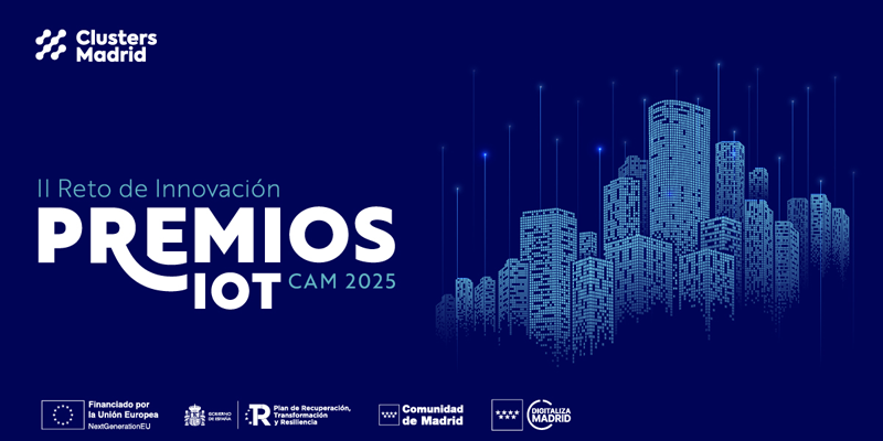 Abierto el segundo Reto de Innovación Premios IoTCAM para transformar las ciudades inteligentes