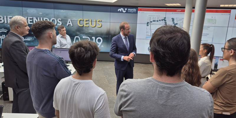 El nuevo sistema de conteo y análisis de flujo de personas de Murcia optimizará la gestión urbana