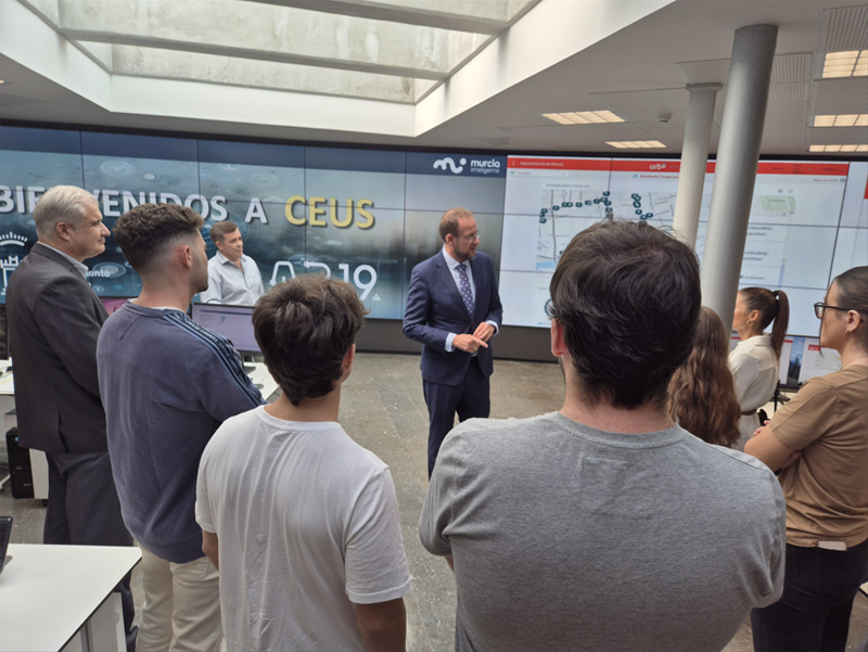 sistema de conteo y análisis de flujo de personas de Murcia