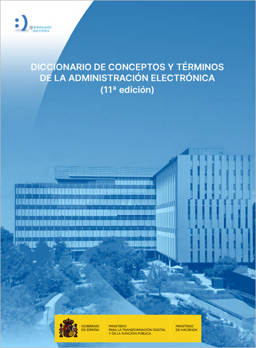 portada de la XI edición del Diccionario de Conceptos y Términos de la Administración Electrónica.