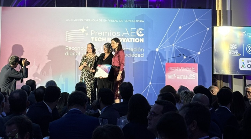recogida del premio