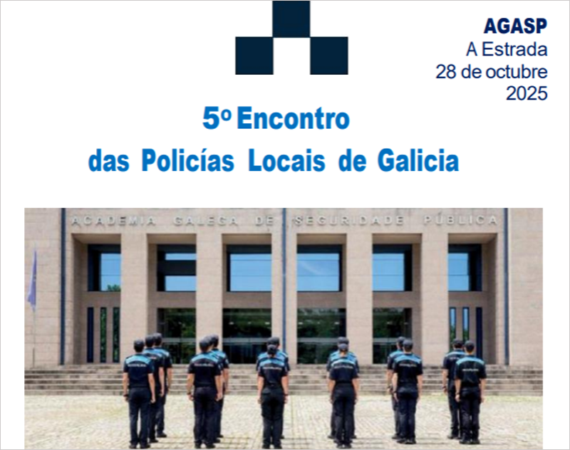 cartel del 5º Encontro das Policías Locais de Galicia