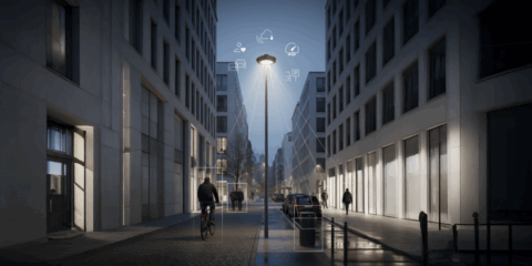 El sensor Schréder Sense One convierte las farolas en un punto inteligente de recopilación de datos