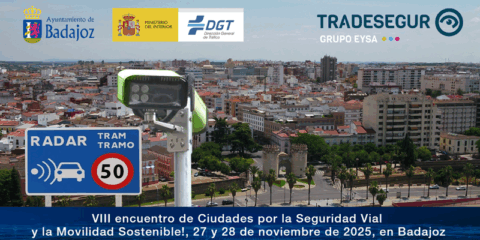 Tradesegur asiste al VIII Encuentro de Ciudades por la Seguridad Vial y la Movilidad Sostenible en Badajoz