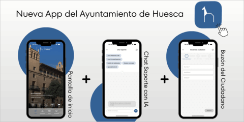 La nueva app municipal de Huesca integra inteligencia artificial y se centra en el ciudadano