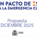 Nueva propuesta de Pacto de Estado frente a la Emergencia Climática en España