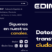 Folleto informativo de EDINT, datos que transforman ciudades