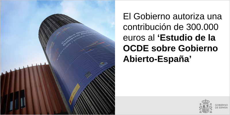 España contribuirá con la OCDE para la realización del estudio Gobierno Abierto-España