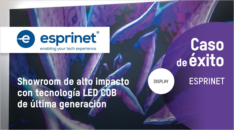 La pantalla COB Pitch 0.9 incorporada en el showroom combina resolución QHD, alto contraste, compatibilidad HDR10 y un diseño modular ultrafino.