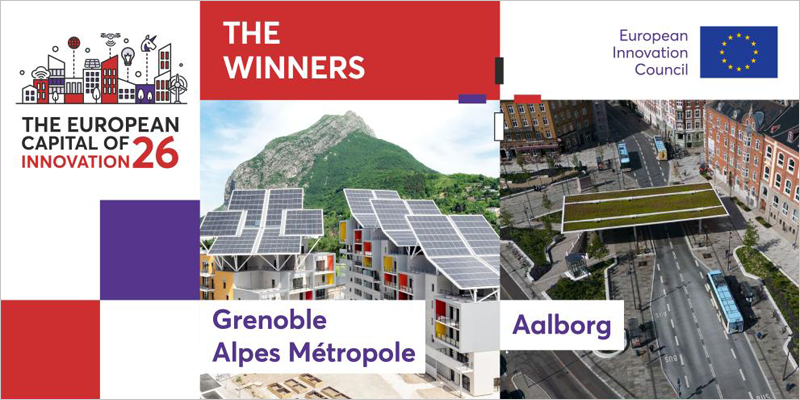 Grenoble Alpes Métropole y Aalborg han sido las ciudades ganadoras de los Premios Capital Europea de la Innovación 2026.