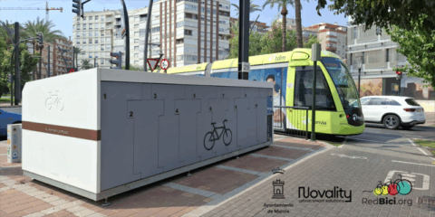 La red de aparcamientos para bicicletas de Novality en Murcia recibe el Premio RedBici 2025