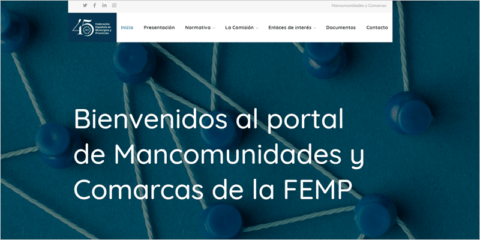 La FEMP lanza una plataforma para impulsar la colaboración local entre comarcas y mancomunidades