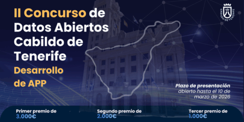 Abierto el II Concurso de Datos Abiertos del Cabildo de Tenerife para el desarrollo de aplicaciones