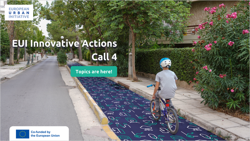 Convocatoria de propuestas de la Iniciativa Urbana Europea por valor de 60 millones de euros