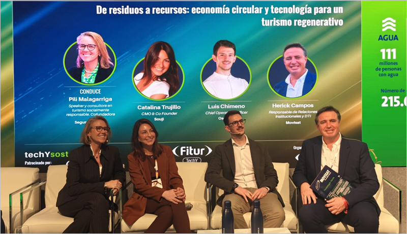 MOVISAT explica en FITUR 2026 cómo convertir la gestión de residuos en valor para los destinos turísticos inteligentes
