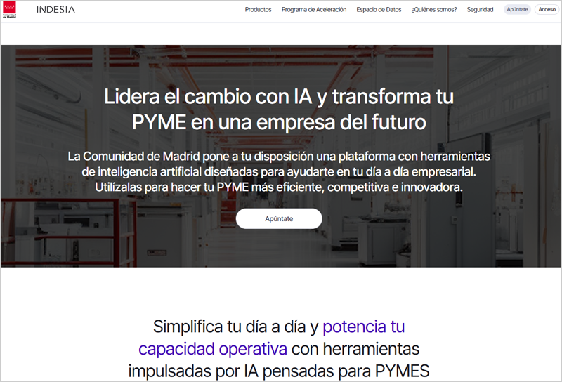 La plataforma AI4Pymes Madrid simplificará la gestión diaria de las pymes con herramientas de IA