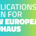 Los Premios Nueva Bauhaus Europea 2026 valorarán proyectos de sostenibilidad, estética e inclusión