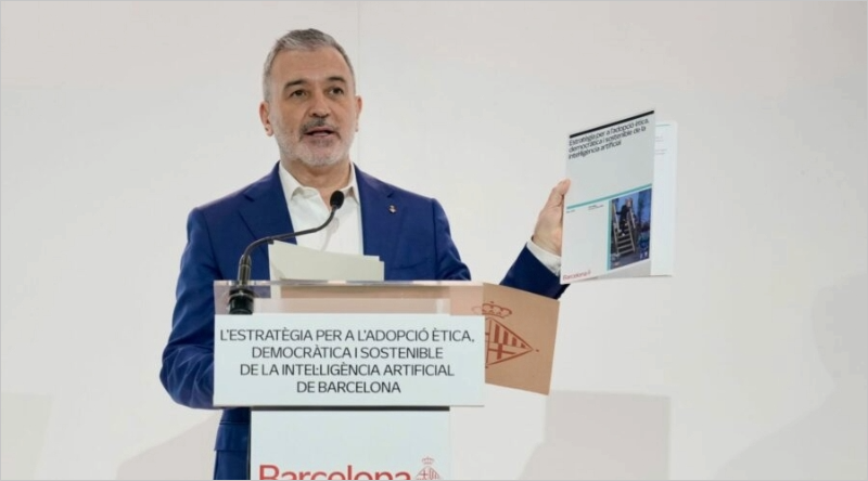 El alcalde de Barcelona, ​​Jaume Collboni