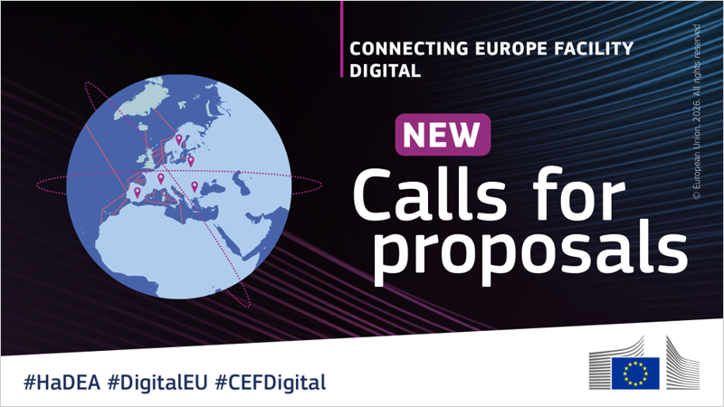 Convocatorias del programa CEF Digital para impulsar cables inteligentes y conectividad troncal en Europa