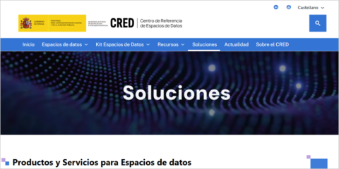 Nueva sección de Soluciones del CRED para fortalecer el ecosistema de espacios de datos